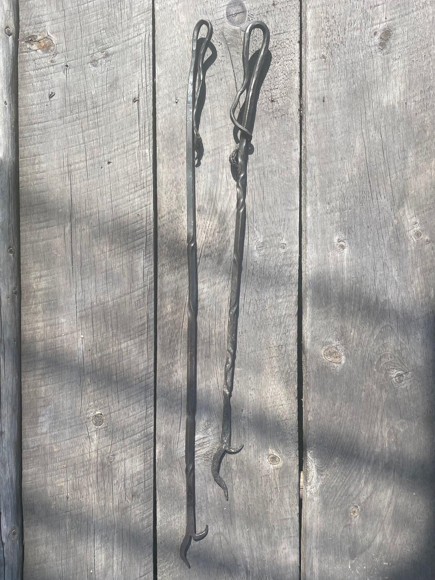 Fire Poker with Gothic Leaf