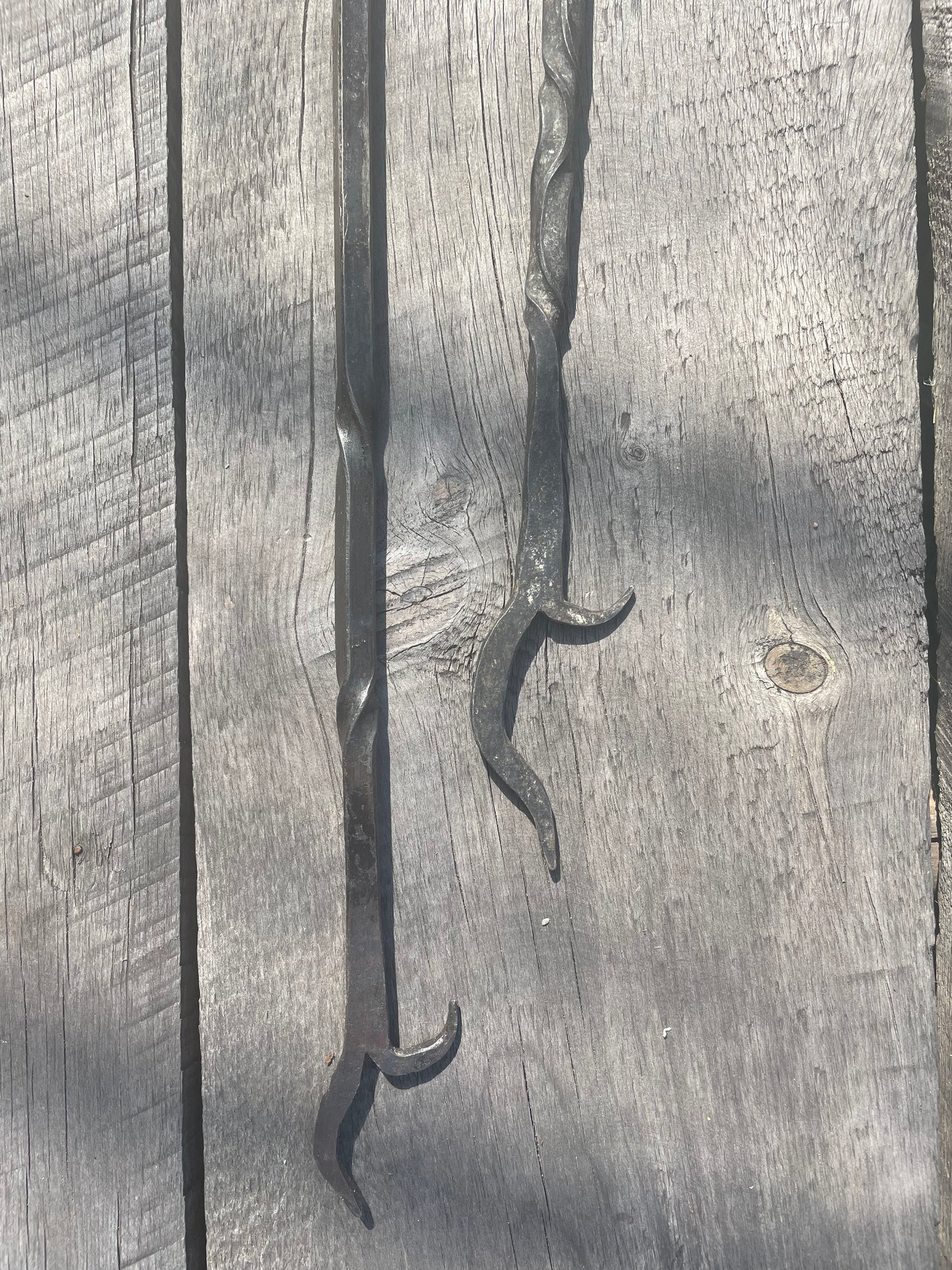 Fire Poker with Gothic Leaf