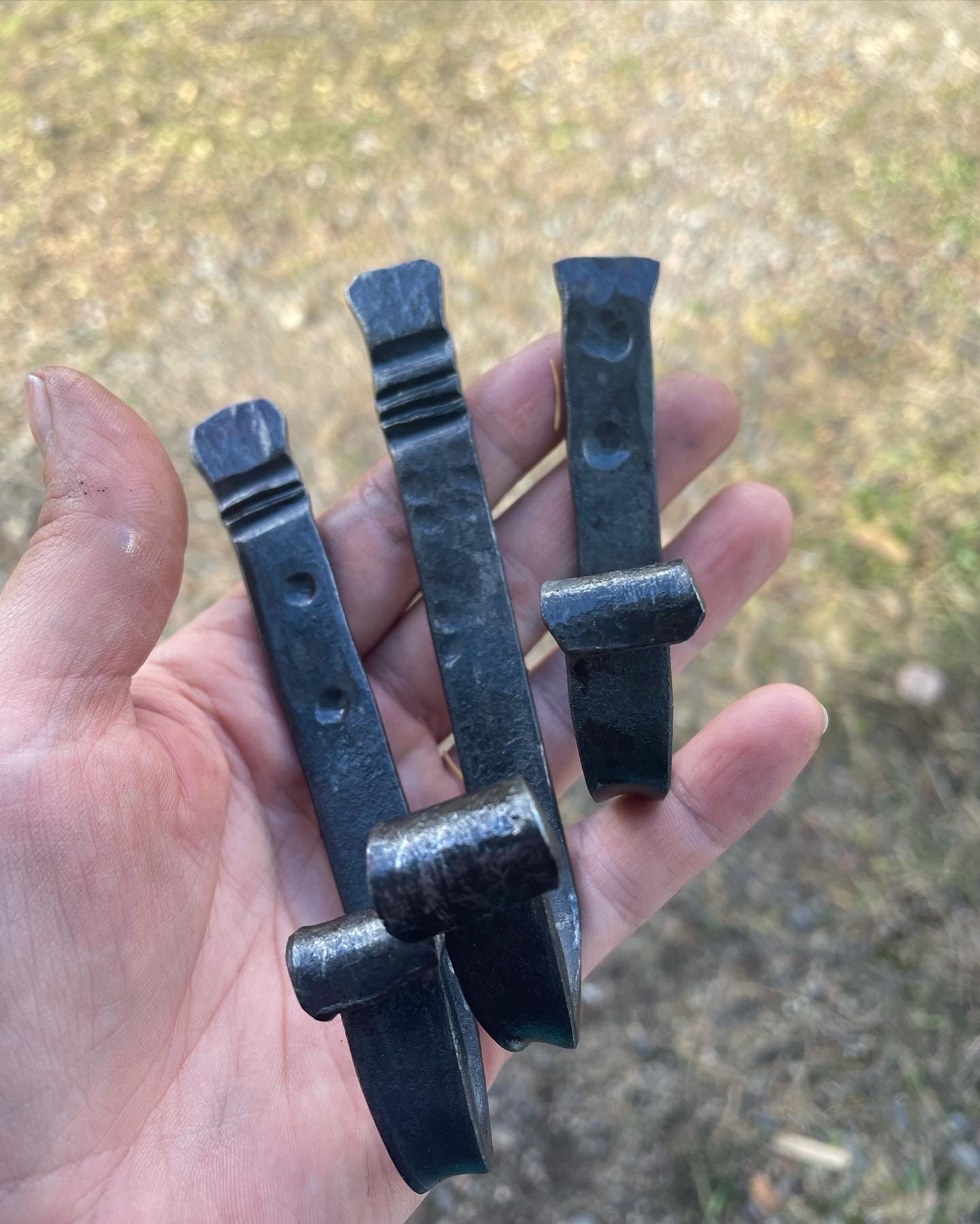 Chased Forged Wall Hook - Pike Lake Forge