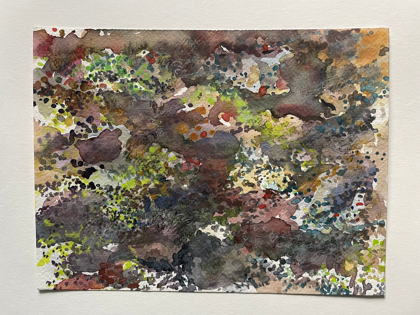 Earth Floor, watercolour painting - Pike Lake Forge