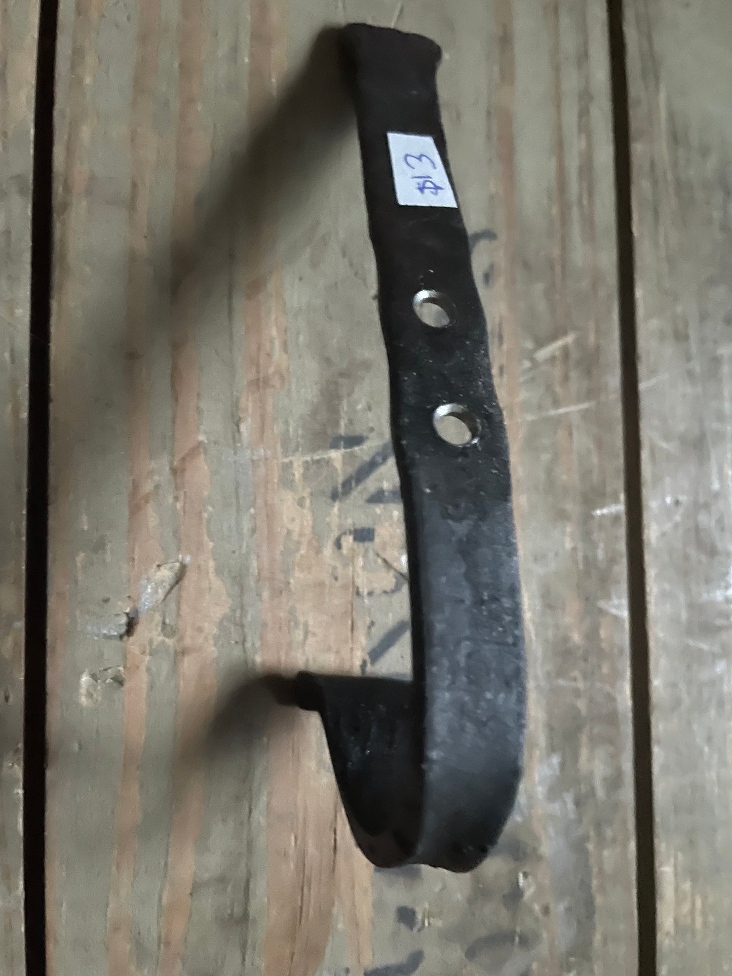 Floral Stamped Wall Hook - Pike Lake Forge