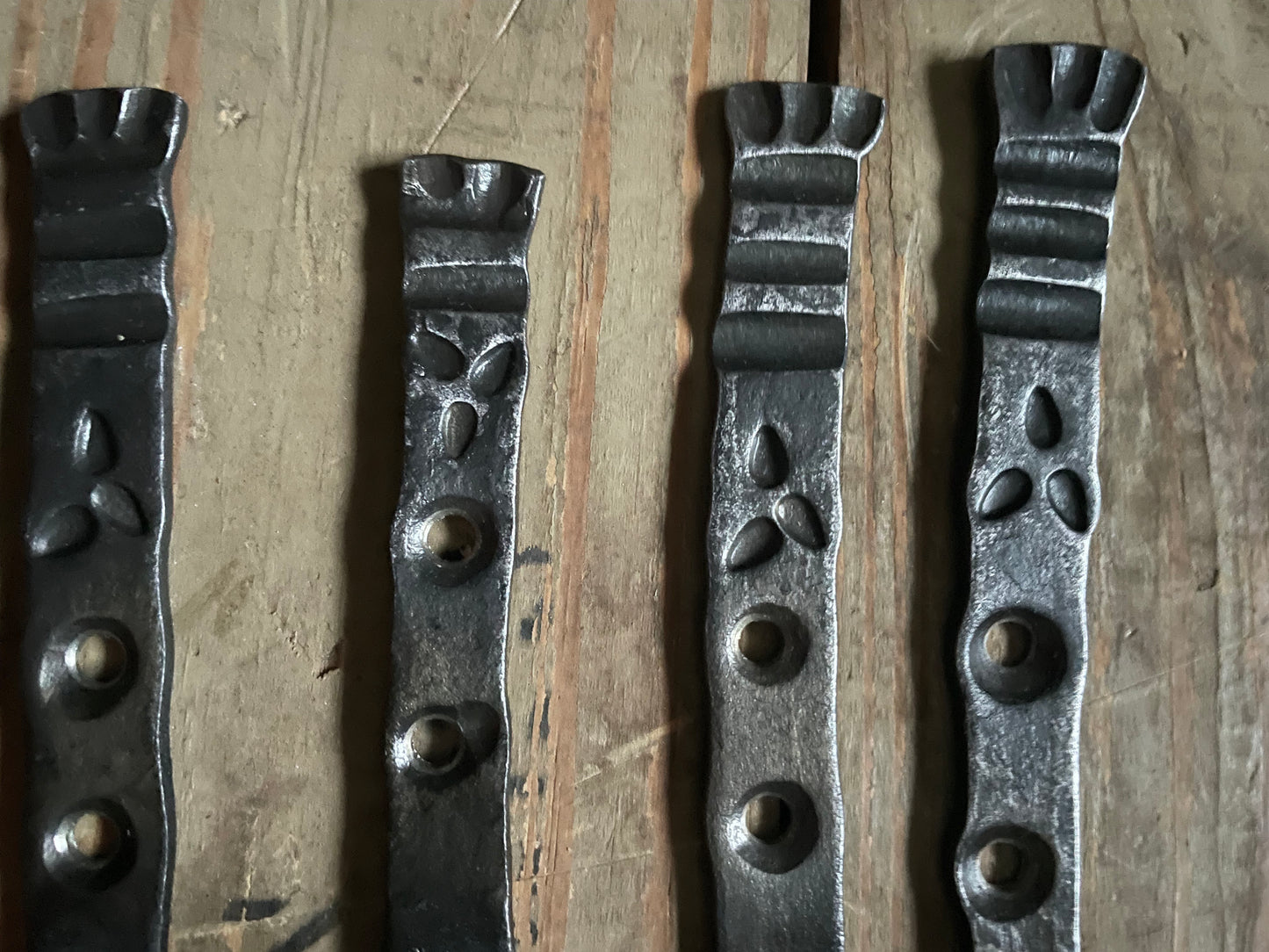 Floral Stamped Wall Hook - Pike Lake Forge