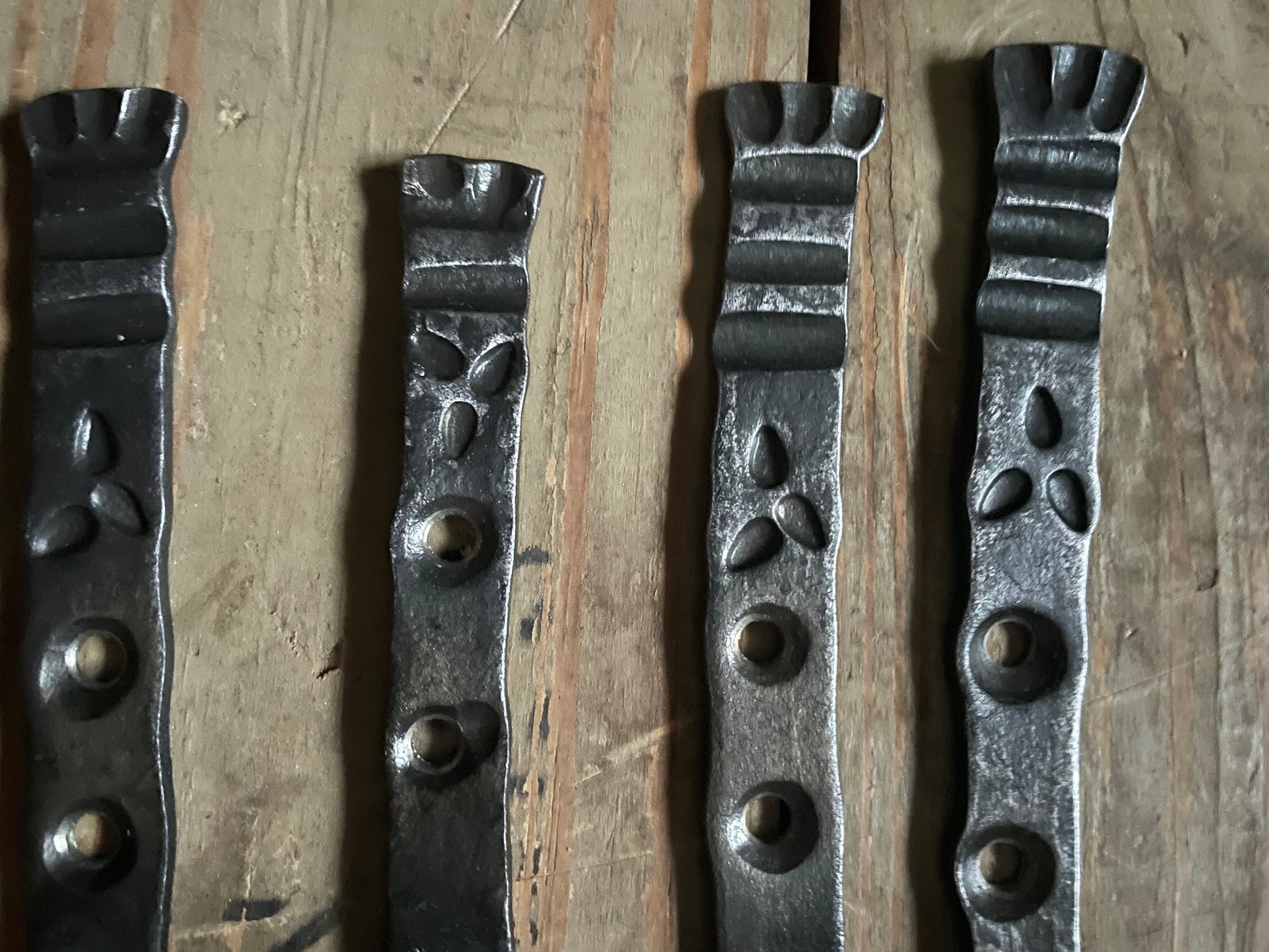 Floral Stamped Wall Hook - Pike Lake Forge