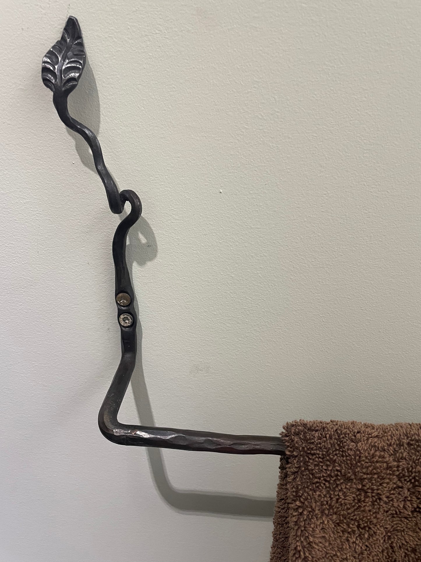 Forged Bath Towel Bar - Pike Lake Forge