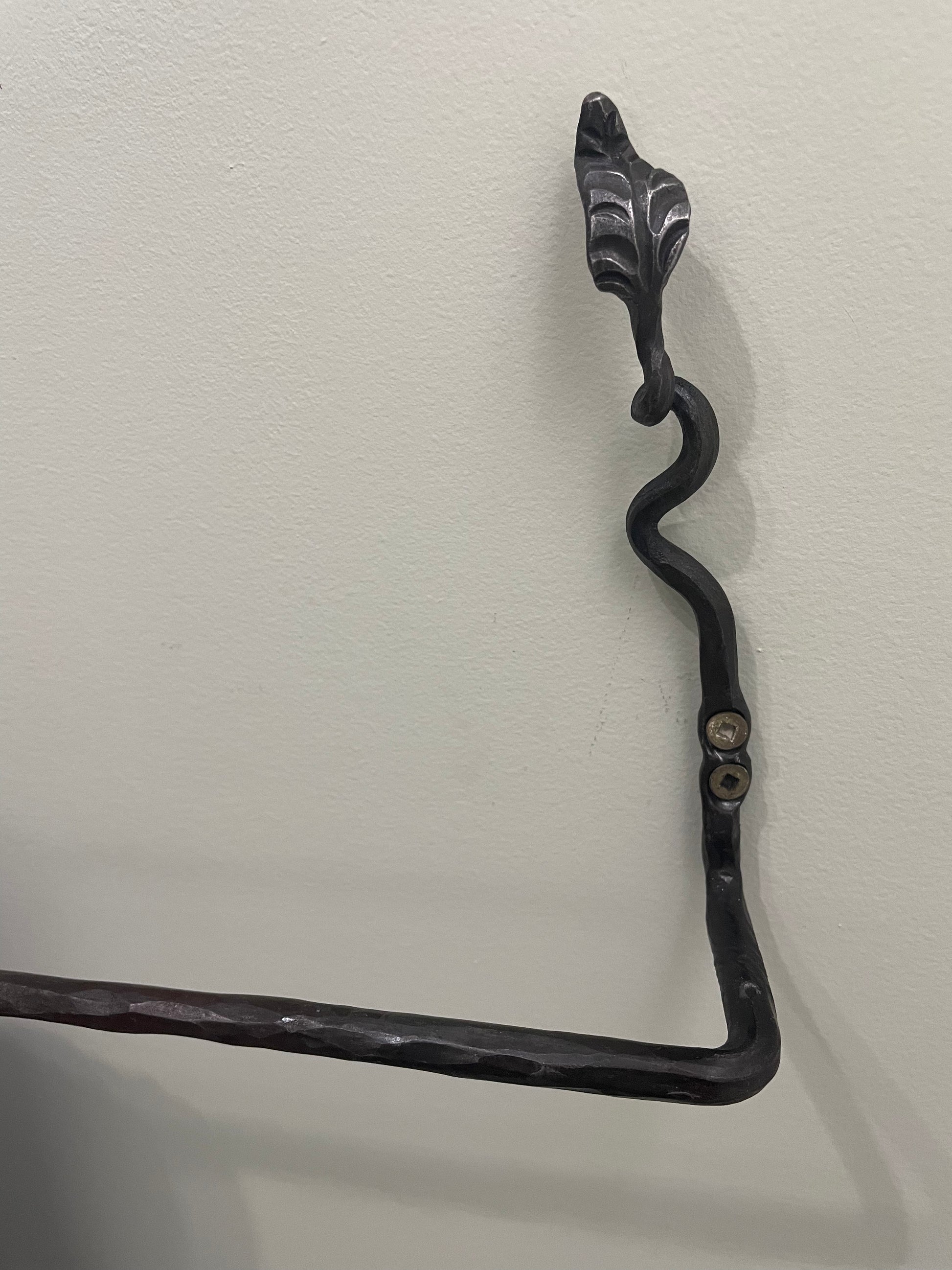 Forged Bath Towel Bar - Pike Lake Forge