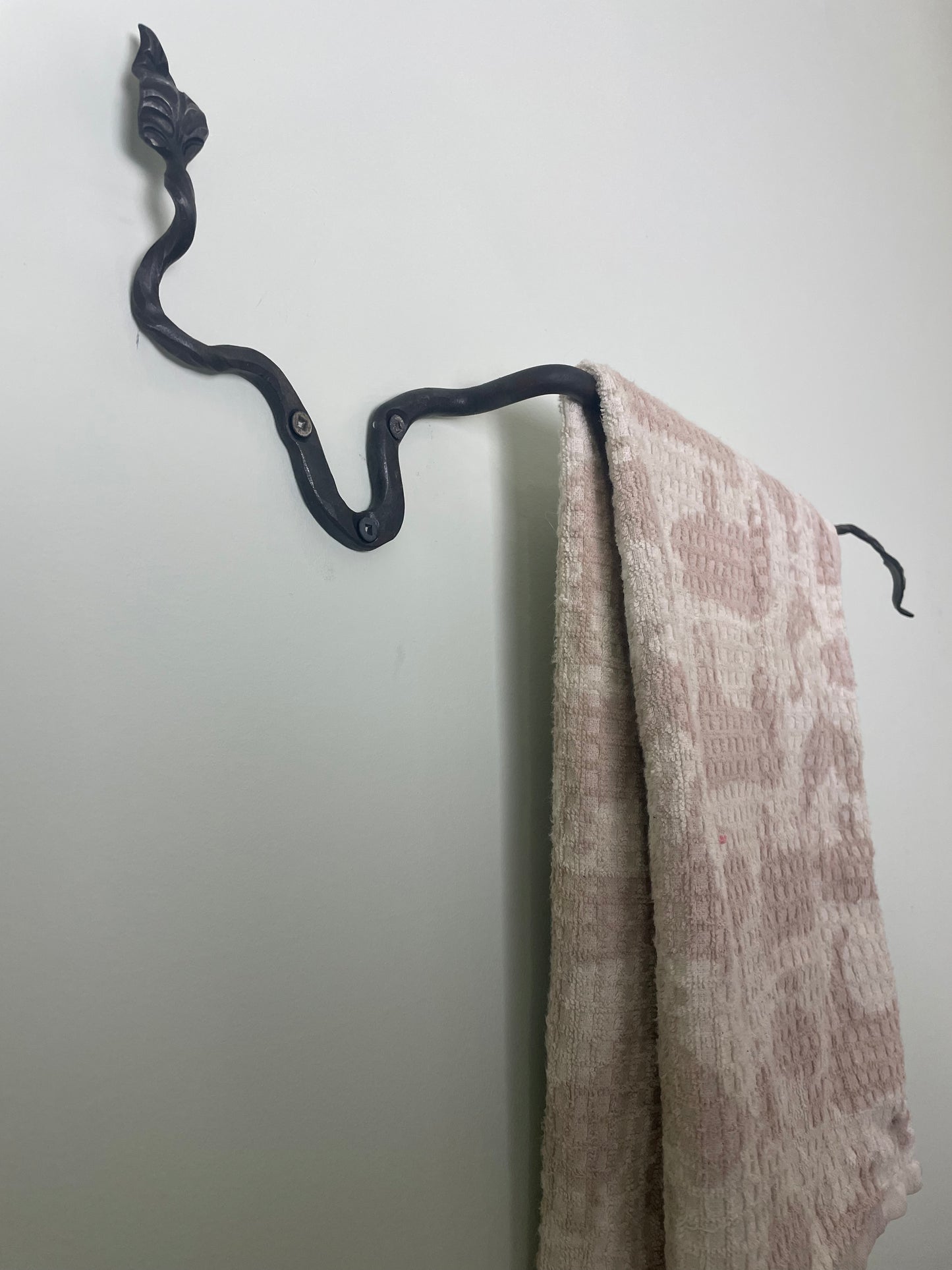 Forged Hand Towel Holder - Pike Lake Forge