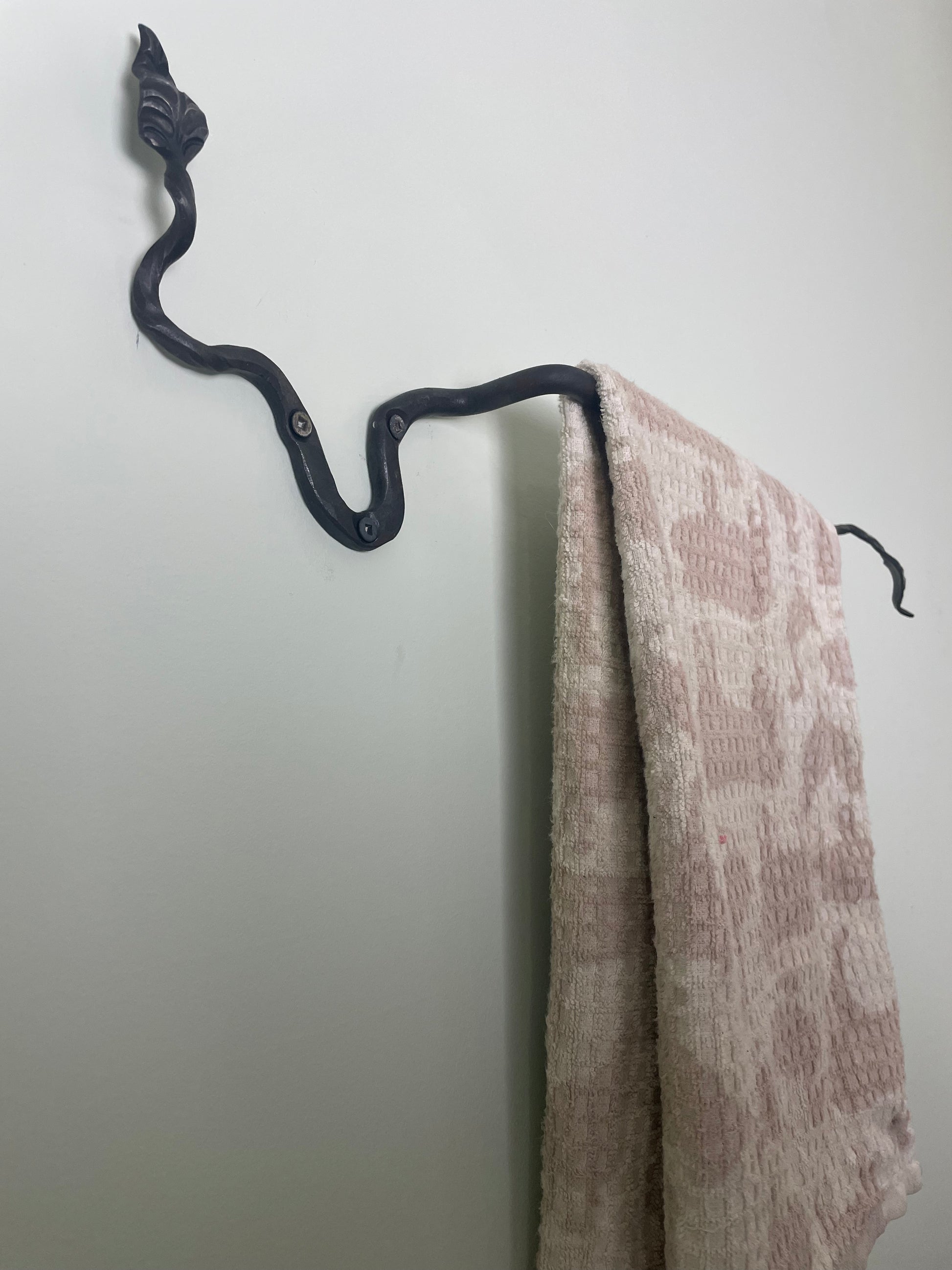 Forged Hand Towel Holder - Pike Lake Forge