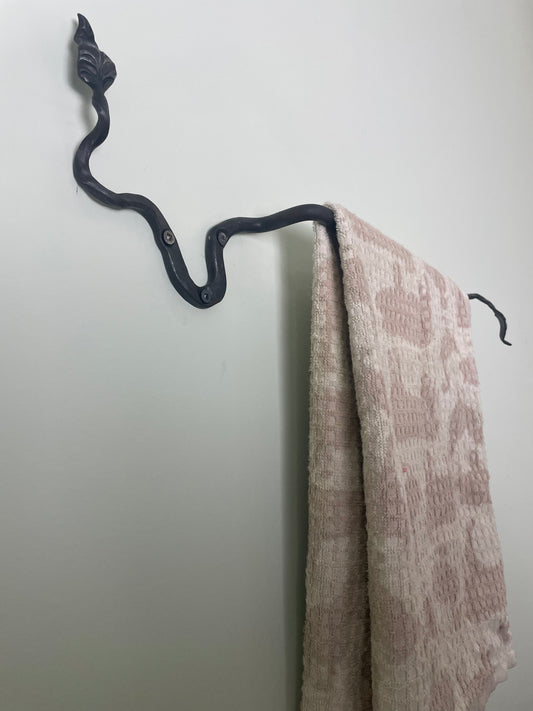 Forged Hand Towel Holder - Pike Lake Forge