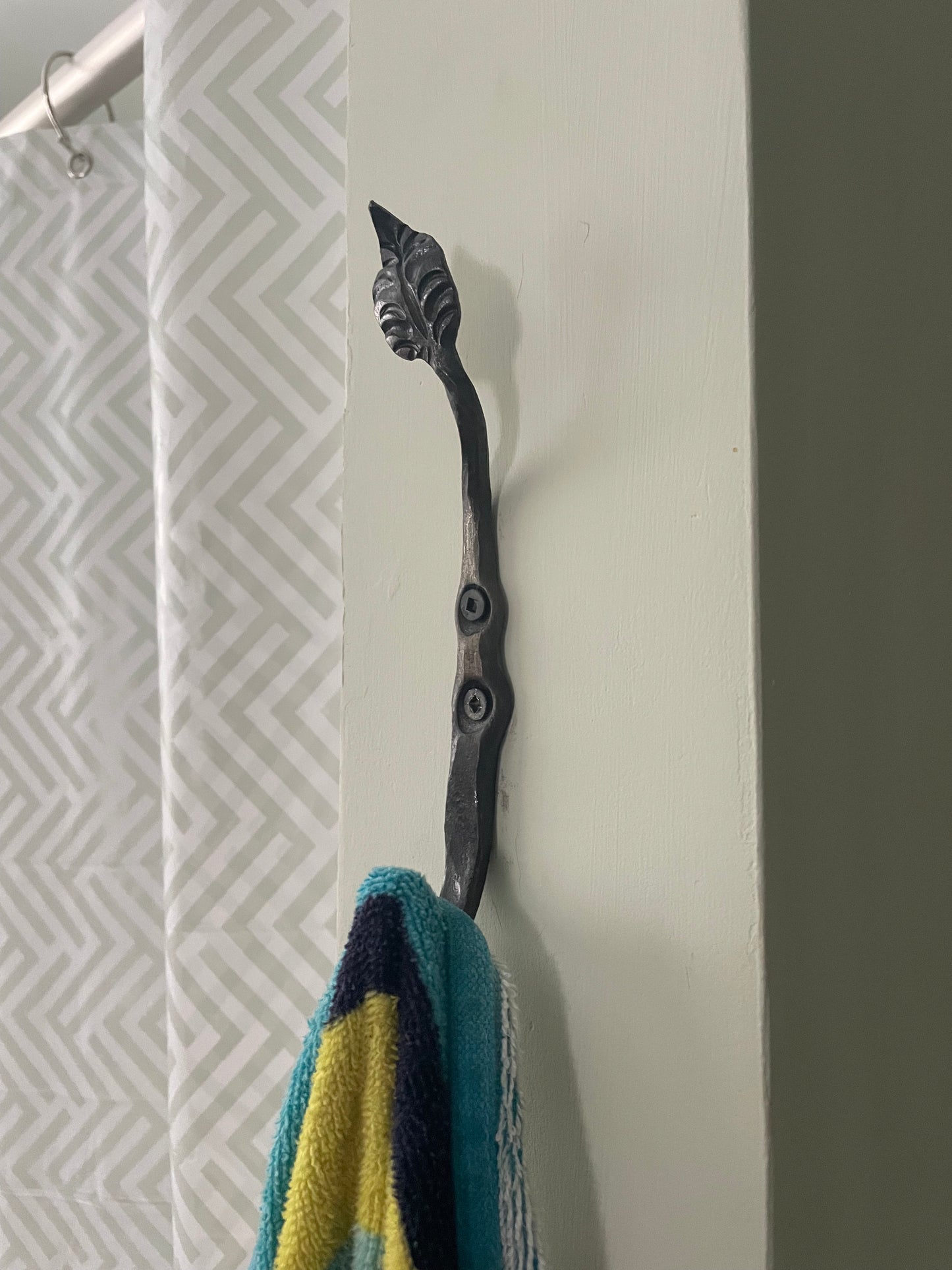 Gothic Leaf Wall Hook - Pike Lake Forge