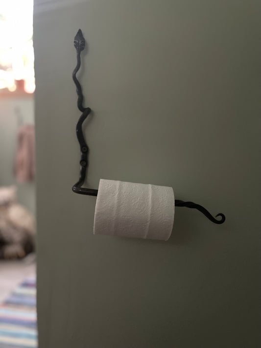 Forged Toilet Paper Holder - Pike Lake Forge