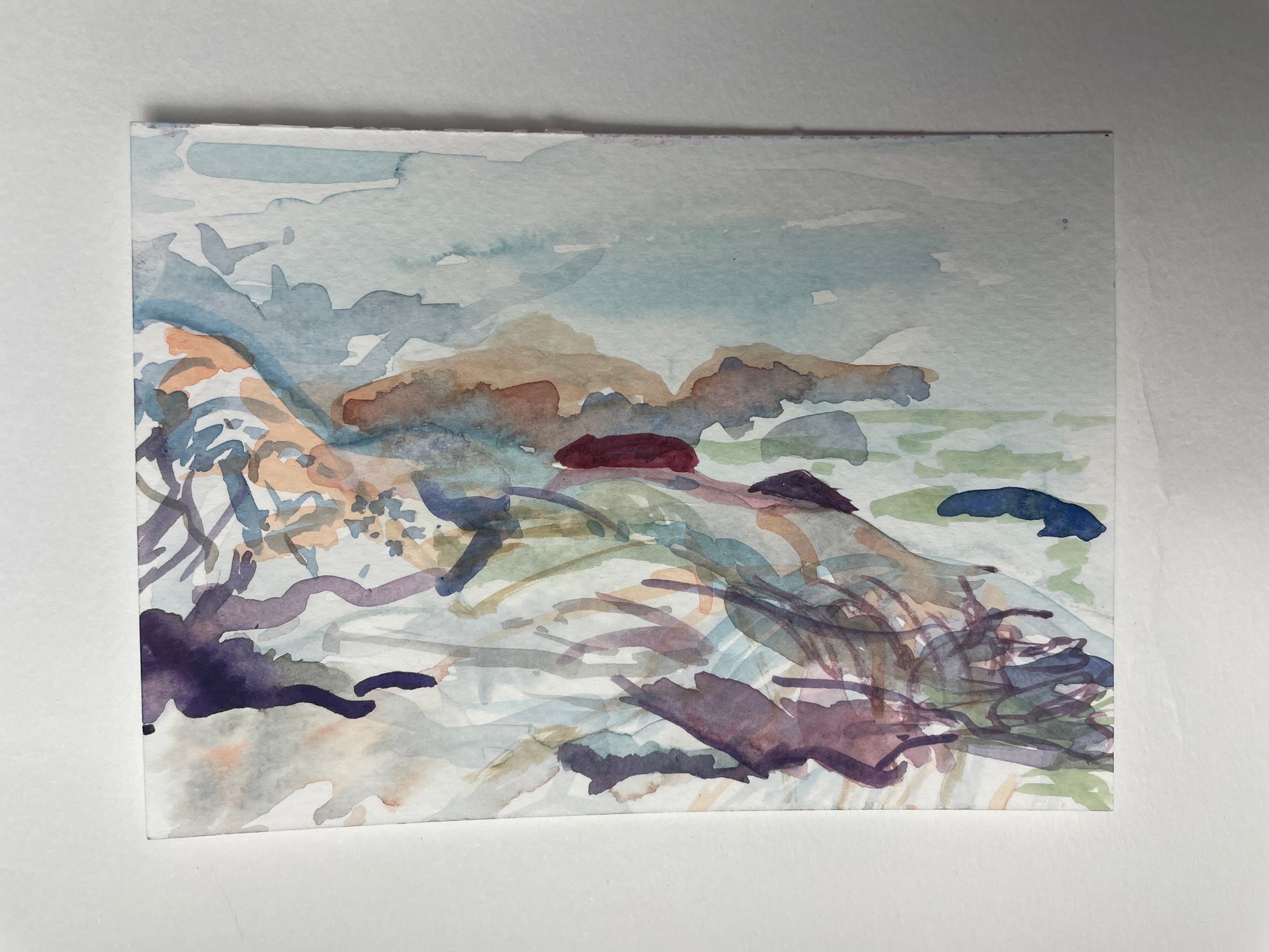 Baltic Sea, watercolour painting - Pike Lake Forge