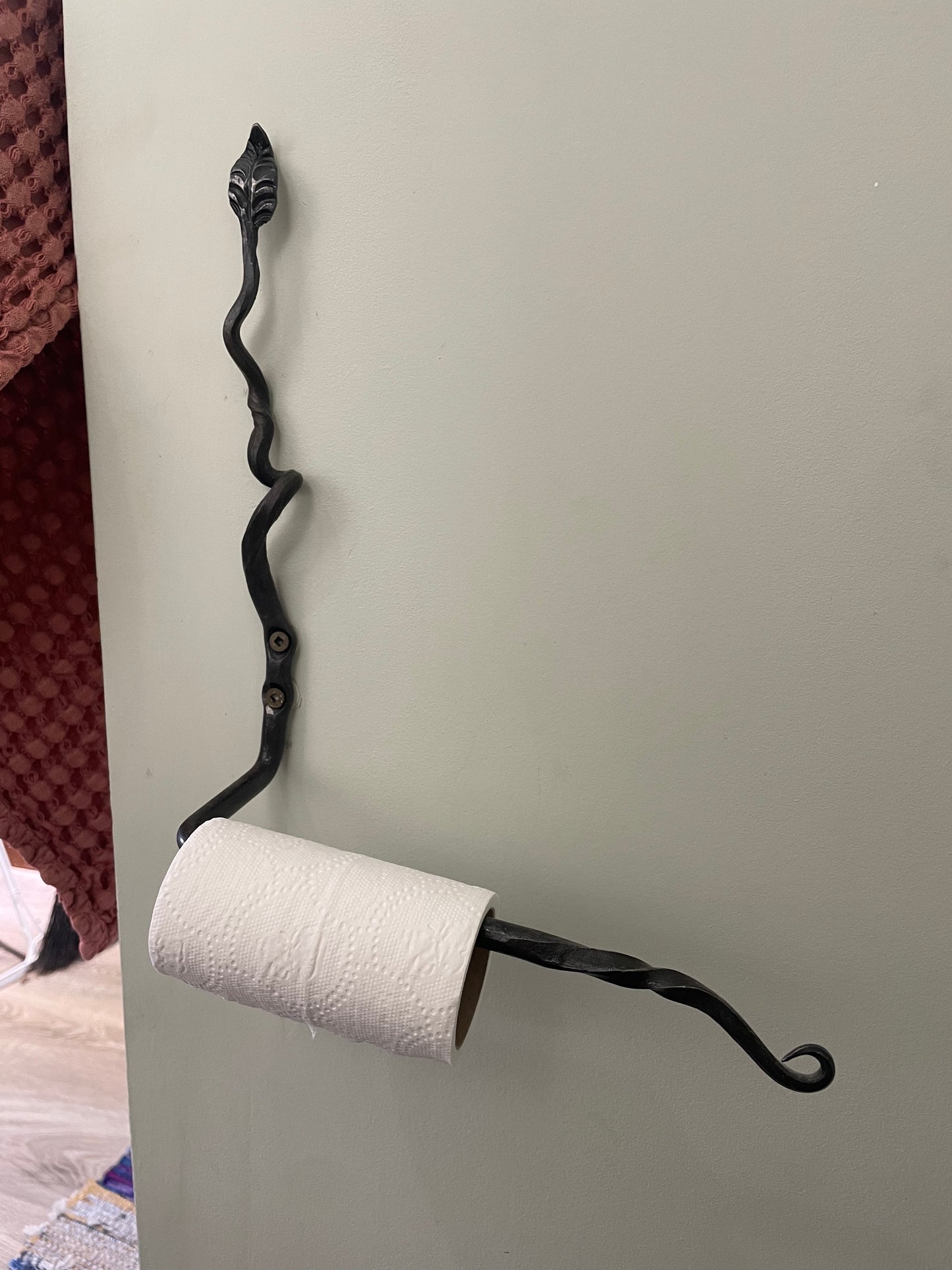 Forged Toilet Paper Holder